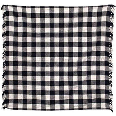 Black & White Buffalo Check Table Square, 52